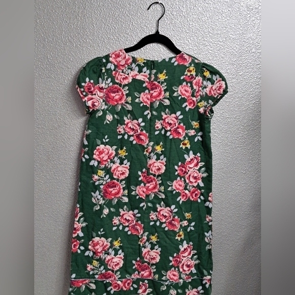 Boden Linen Blend Mini  Floral Dress  11-12Y - Picture 2 of 4